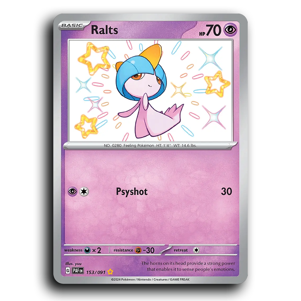Ralts (153/091) [Paldean Fates]