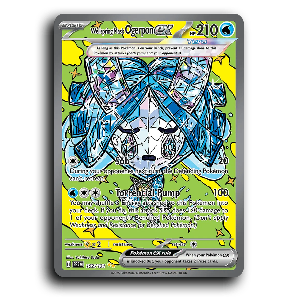 Wellspring Mask Ogerpon ex - 152/131 [Prismatic Evolutions]