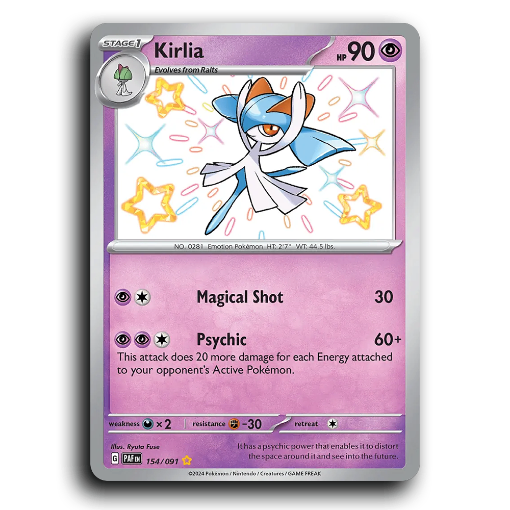 Kirlia (154/091) [Paldean Fates]