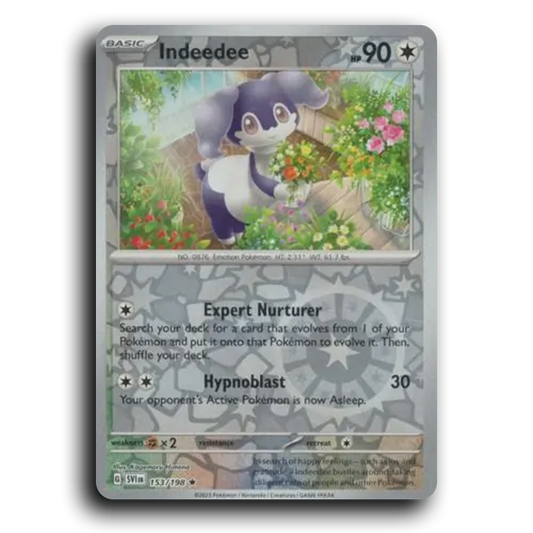 Indeedee (153/198) [Scarlet & Violet] Rare Kagemaru Himeno Pokemon Card TCG Near Mint NM Reverse Holo