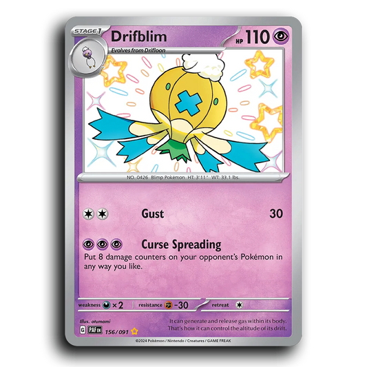 Drifblim (156/091) [Paldean Fates]