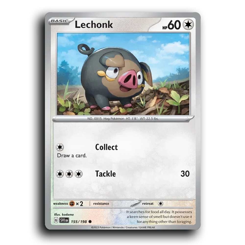 Lechonk (155/198) [Scarlet & Violet] Common kodama Pokemon Card TCG Near Mint NM