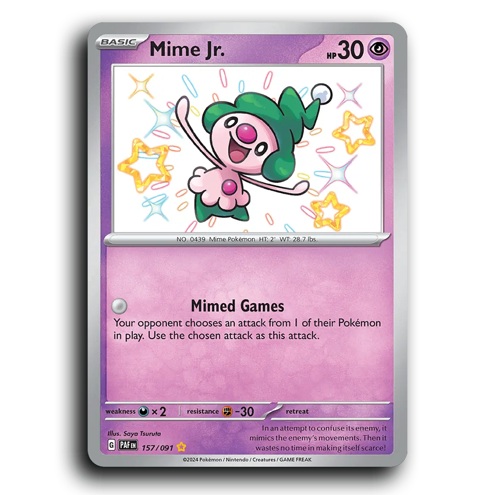 Mime Jr. (157/091) [Paldean Fates]