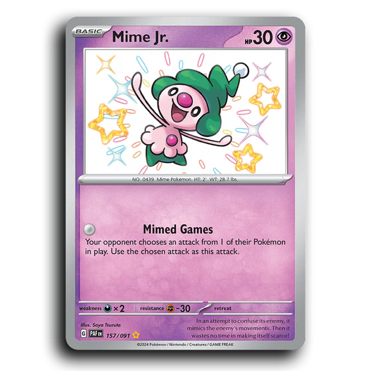 Mime Jr. (157/091) [Paldean Fates]