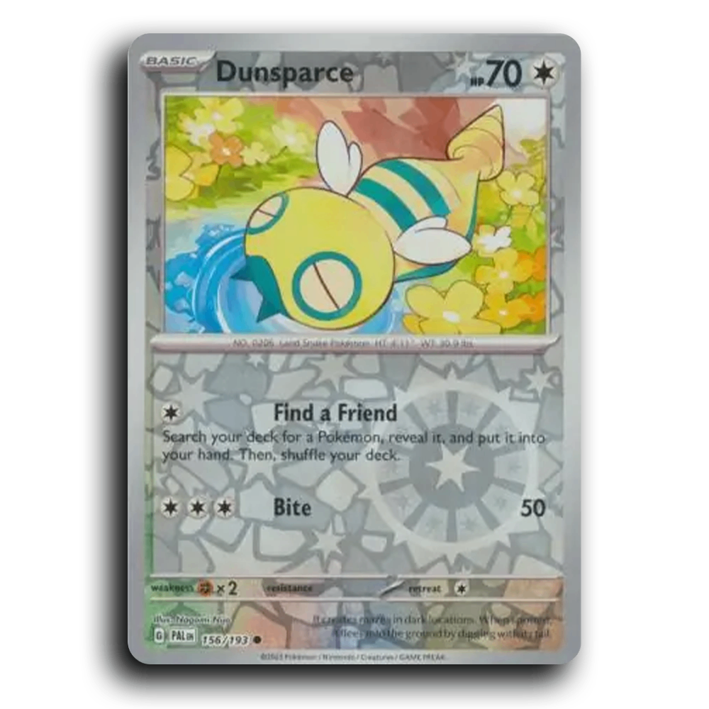 Dunsparce (156/193) [Paldea Evolved] Common Pokemon Card TCG Near Mint NM Reverse Holo