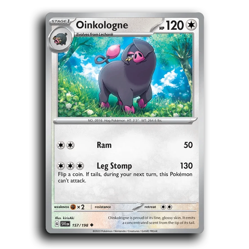 Oinkologne (157/198) [Scarlet & Violet] Uncommon kirisAki Pokemon Card TCG Near Mint NM