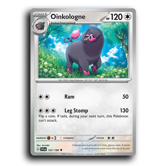 Oinkologne (157/198) [Scarlet & Violet] Uncommon kirisAki Pokemon Card TCG Near Mint NM