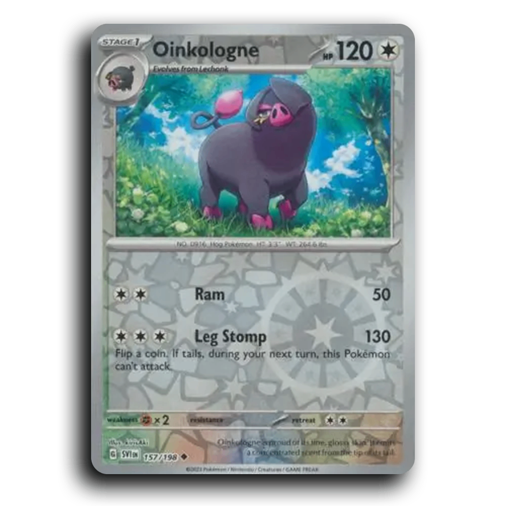 Oinkologne (157/198) [Scarlet & Violet] Uncommon kirisAki Pokemon Card TCG Near Mint NM Reverse Holo
