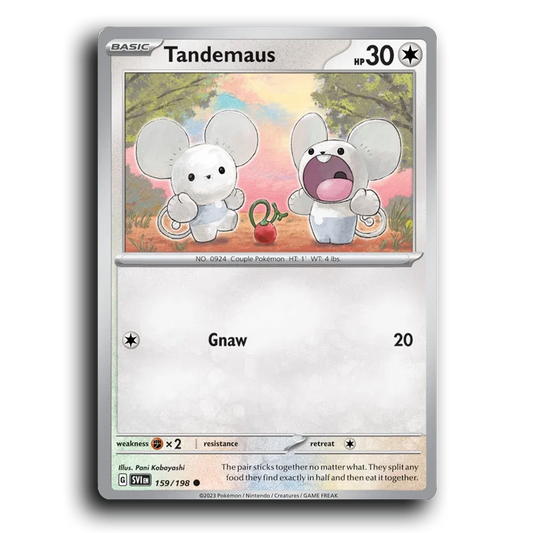 Tandemaus (159/198) [Scarlet & Violet] Common Pani Kobayashi Pokemon Card TCG Near Mint NM