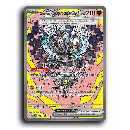 Cornerstone Mask Ogerpon ex - 160/131 [Prismatic Evolutions]