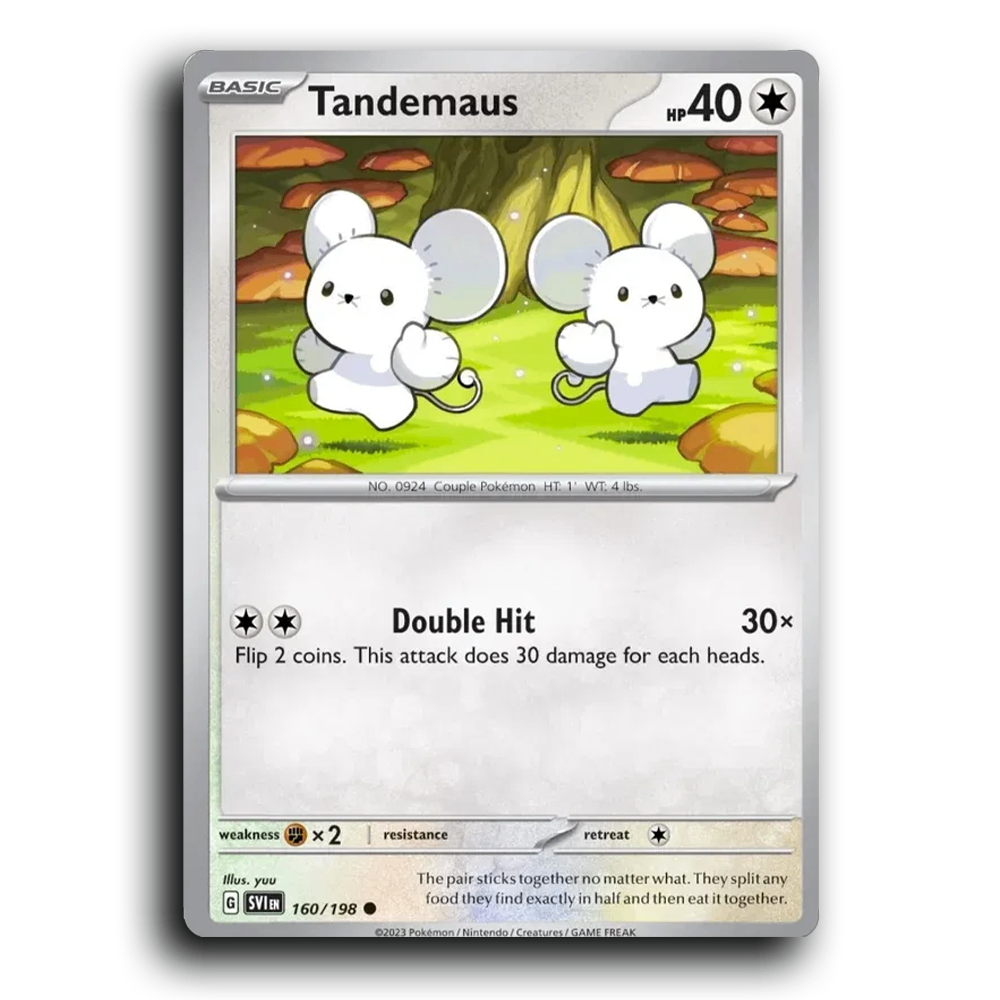 Tandemaus (160/198) [Scarlet & Violet] Common yuu Pokemon Card TCG Near Mint NM