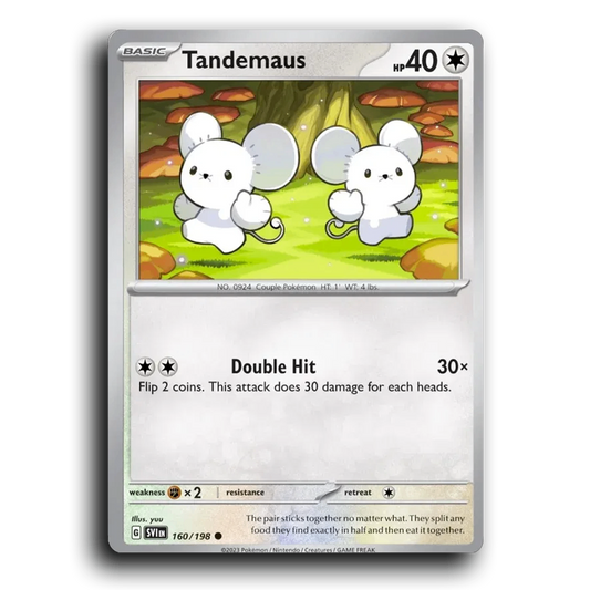 Tandemaus (160/198) [Scarlet & Violet] Common yuu Pokemon Card TCG Near Mint NM