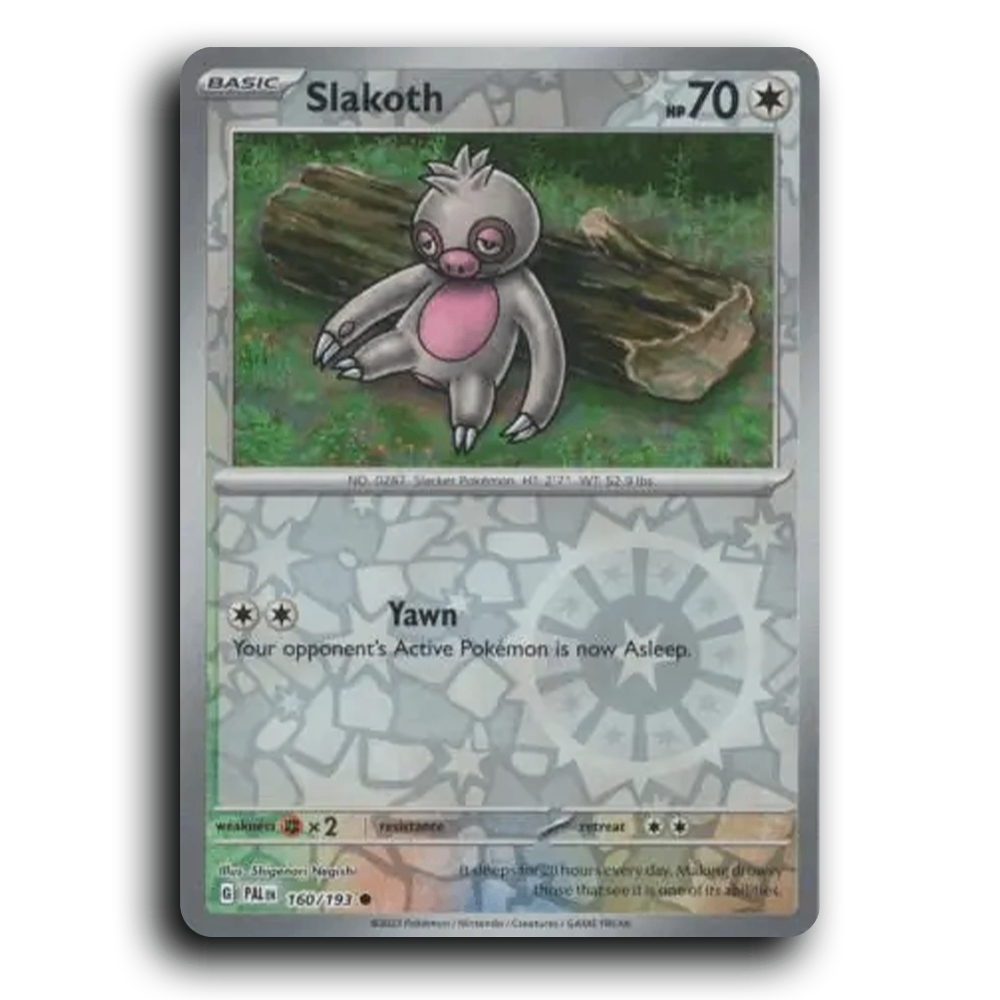 Slakoth (160/193) [Paldea Evolved] Common Pokemon Card TCG Near Mint NM Reverse Holo
