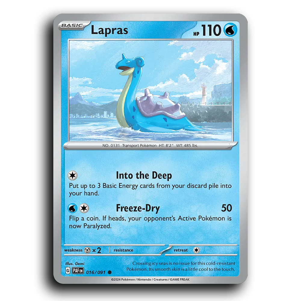 Lapras (016/091) [Paldean Fates]