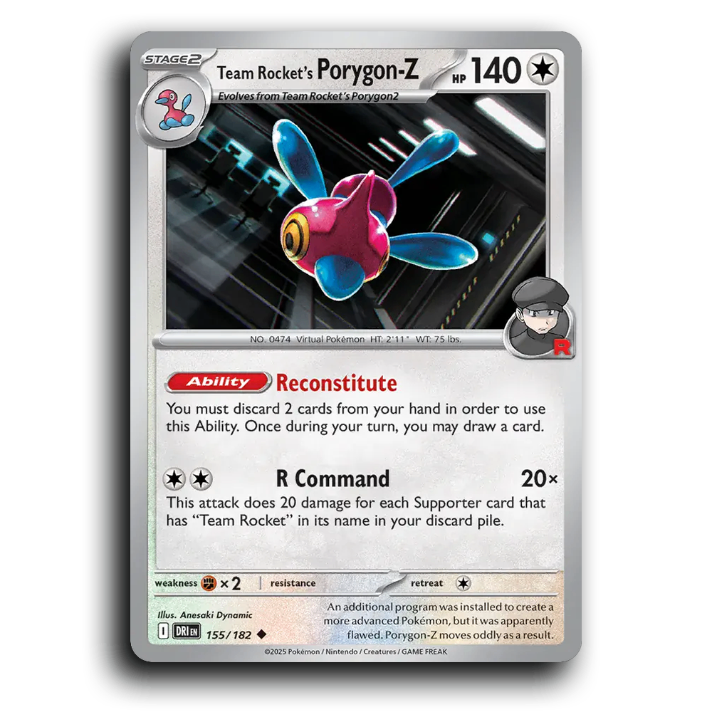Team Rocket's Porygon-Z - 155/182 [Destined Rivals]
