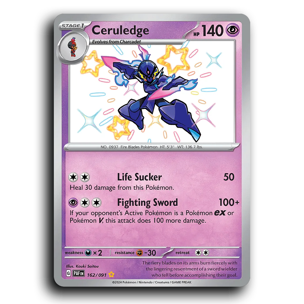 Ceruledge (162/091) [Paldean Fates]