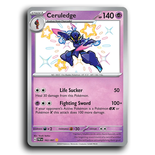 Ceruledge (162/091) [Paldean Fates]