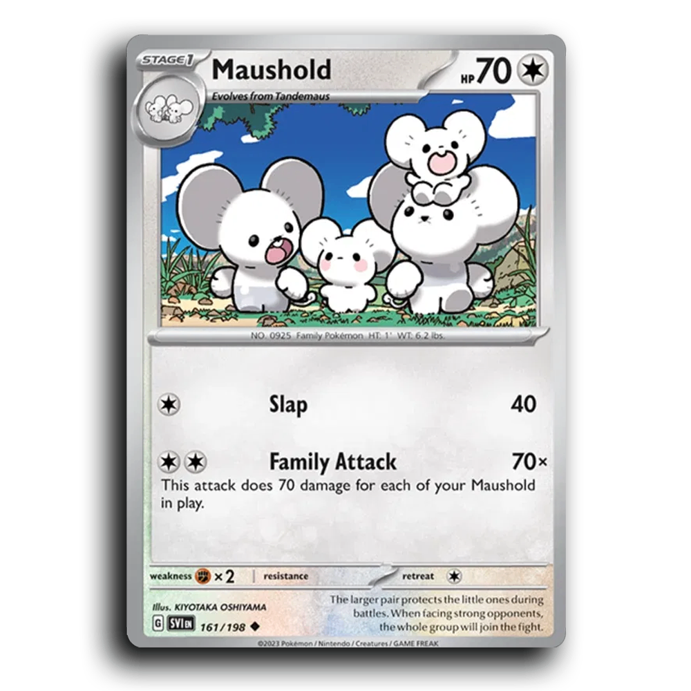 Maushold (161/198) [Scarlet & Violet] Uncommon KIYOTAKA OSHIYAMA Pokemon Card TCG Near Mint NM