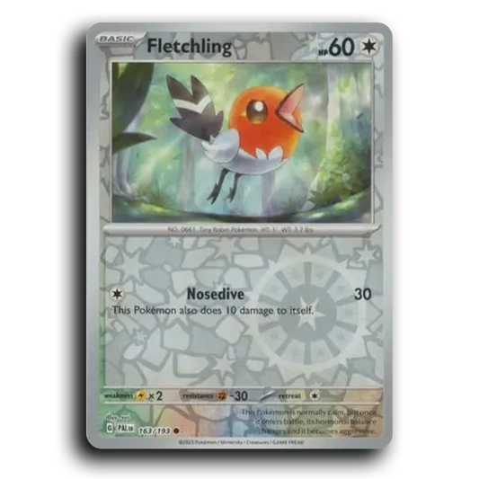 Fletchling (163/193) [Paldea Evolved] Common Pokemon Card TCG Near Mint NM Reverse Holo