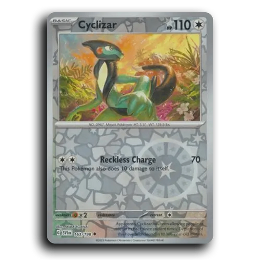 Cyclizar (163/198) [Scarlet & Violet] Uncommon AKIRA EGAWA Pokemon Card TCG Near Mint NM Reverse Holo