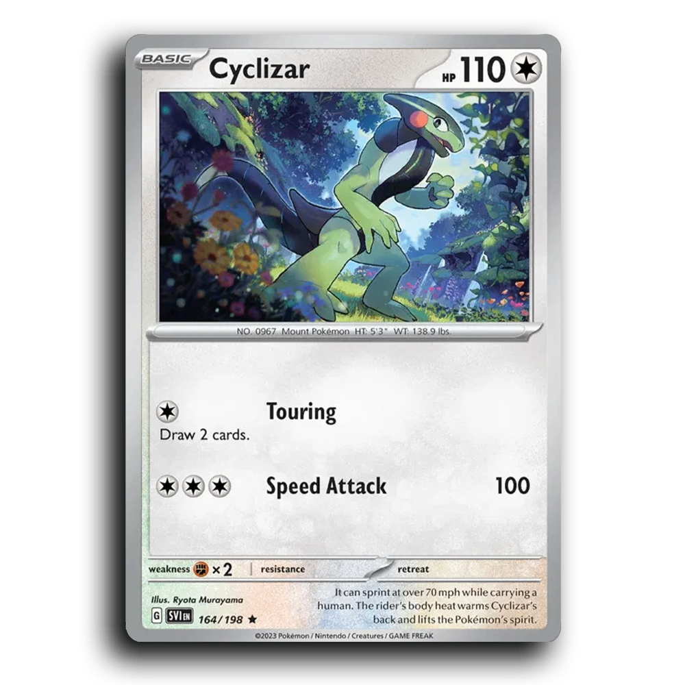 Cyclizar (164/198) [Scarlet & Violet] Rare Ryota Murayama Pokemon Card TCG Near Mint NM
