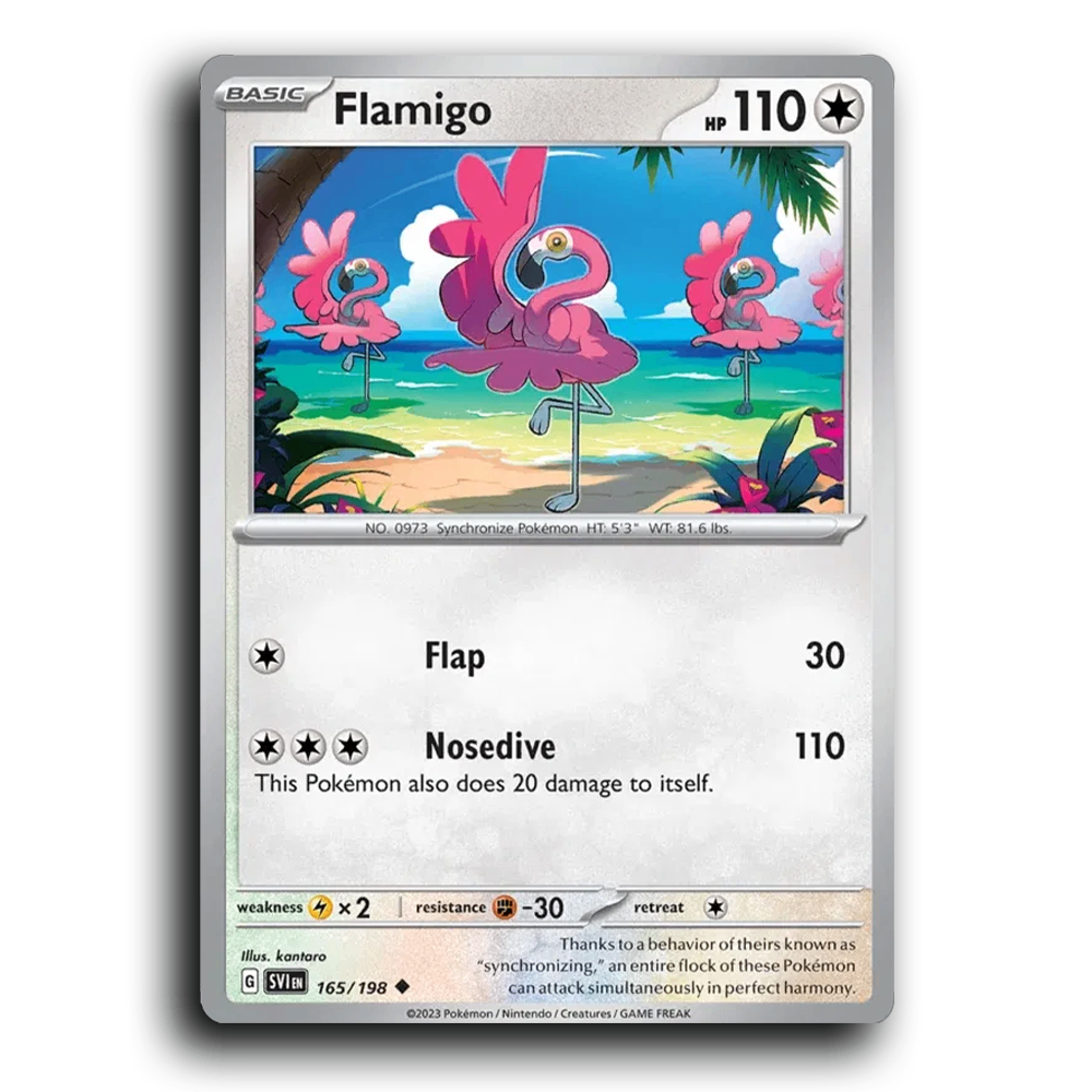 Flamigo (165/198) [Scarlet & Violet] Uncommon kantaro Pokemon Card TCG Near Mint NM