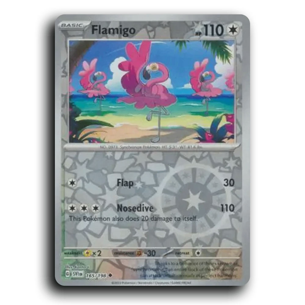 Flamigo (165/198) [Scarlet & Violet] Uncommon kantaro Pokemon Card TCG Near Mint NM Reverse Holo