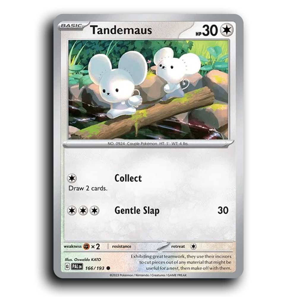 Tandemaus (166/193) [Paldea Evolved] Common Pokemon Card TCG Near Mint NM