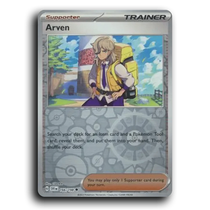 Arven (166/198) [Scarlet & Violet] Uncommon GIDORA Pokemon Card TCG Near Mint NM Reverse Holo