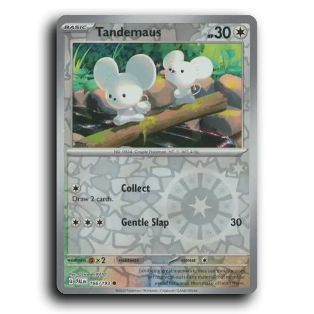 Tandemaus (166/193) [Paldea Evolved] Common Pokemon Card TCG Near Mint NM Reverse Holo