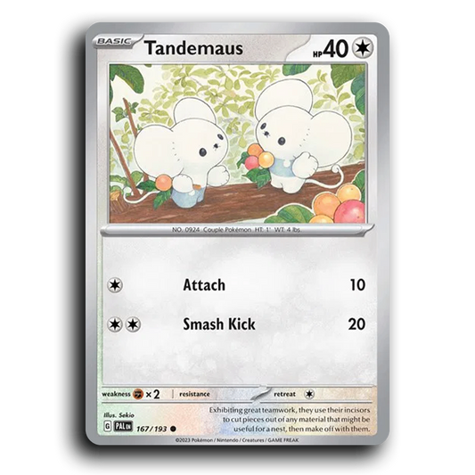 Tandemaus (167/193) [Paldea Evolved] Common Pokemon Card TCG Near Mint NM