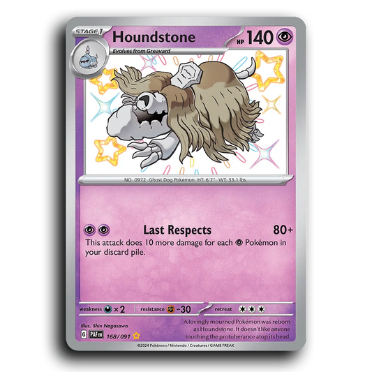Houndstone (168/091) [Paldean Fates]
