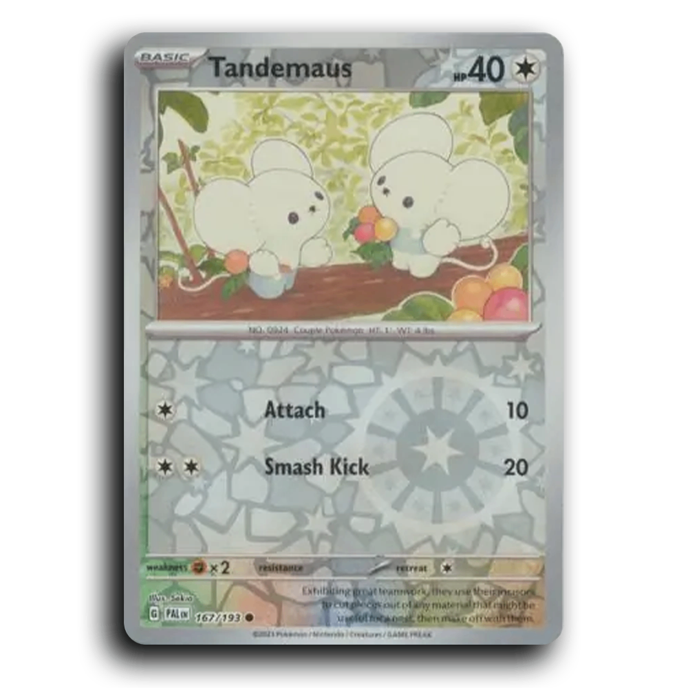 Tandemaus (167/193) [Paldea Evolved] Common Pokemon Card TCG Near Mint NM Reverse Holo