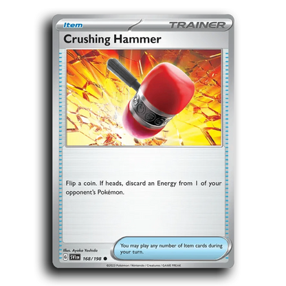 Crushing Hammer (168/198) [Scarlet & Violet] Common Ayaka Yoshida Pokemon Card TCG Near Mint NM