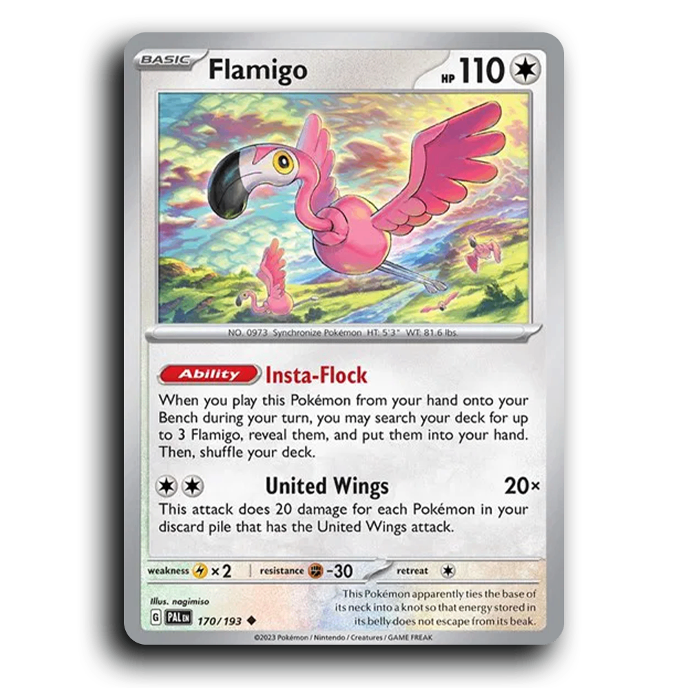 Flamigo (170/193) [Paldea Evolved] Uncommon Pokemon Card TCG Near Mint NM