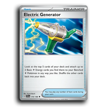 Electric Generator (170/198) [Scarlet & Violet] Uncommon Toyste Beach Pokemon Card TCG Near Mint NM
