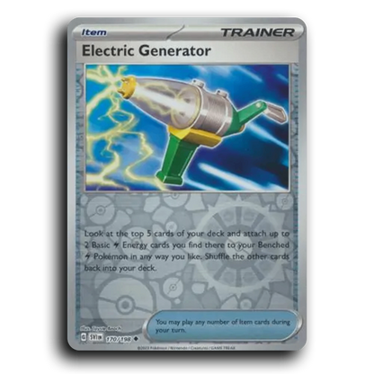 Electric Generator (170/198) [Scarlet & Violet] Uncommon Toyste Beach Pokemon Card TCG Near Mint NM Reverse Holo