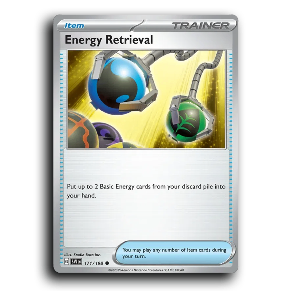 Energy Retrieval (171/198) [Scarlet & Violet] Common Studio Bora Inc. Pokemon Card TCG Near Mint NM