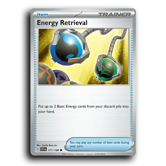 Energy Retrieval (171/198) [Scarlet & Violet] Common Studio Bora Inc. Pokemon Card TCG Near Mint NM