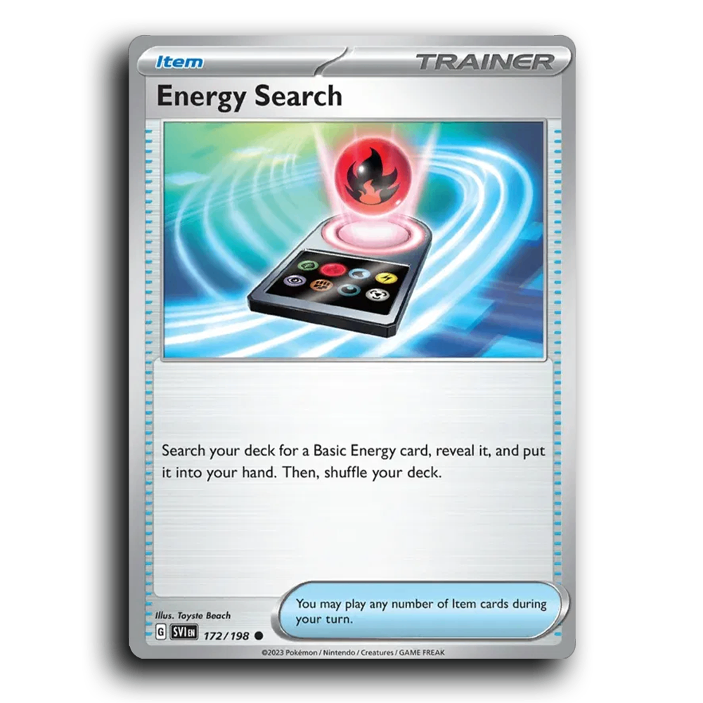 Energy Search (172/198) [Scarlet & Violet] Common Toyste Beach Pokemon Card TCG Near Mint NM