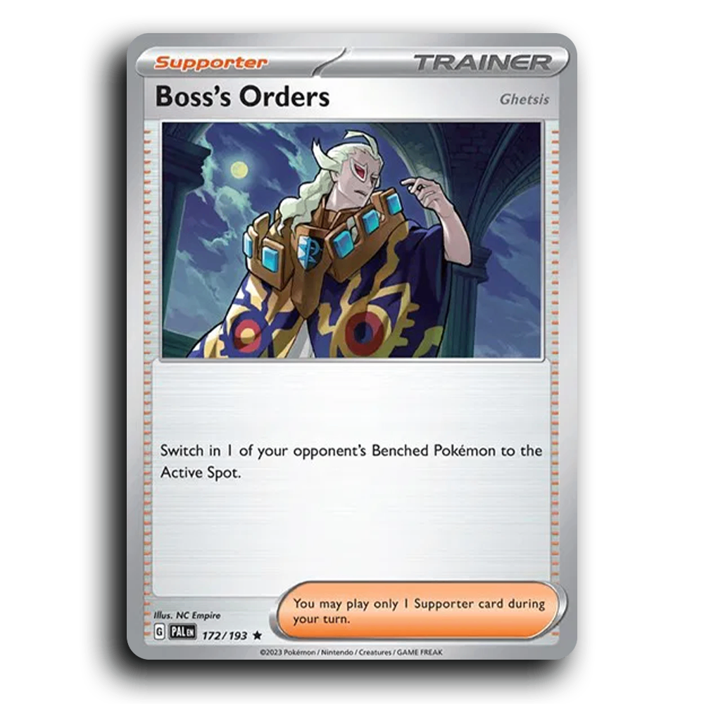 Boss's Orders (Ghetsis) (172/193) [Paldea Evolved] Rare Pokemon Card TCG Near Mint NM