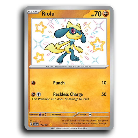 Riolu (173/091) [Paldean Fates]