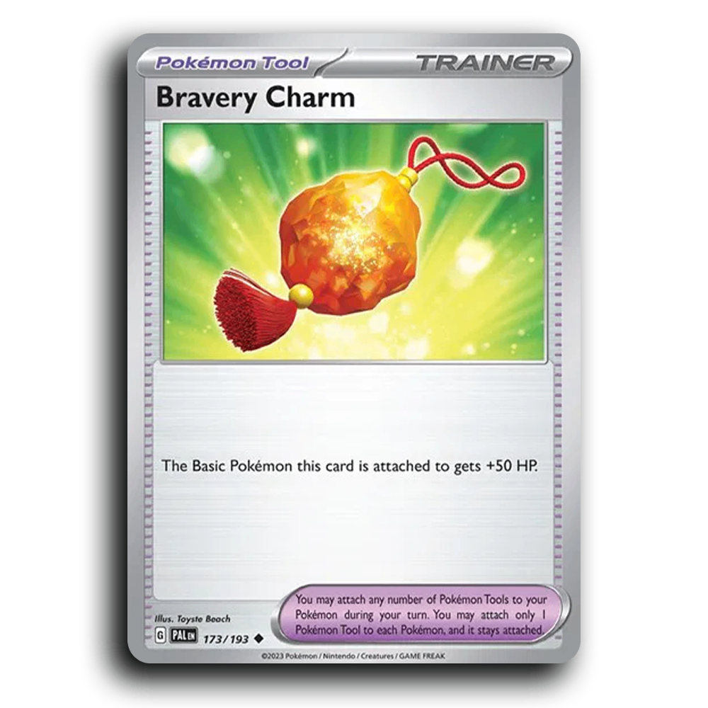 Bravery Charm (173/193) [Paldea Evolved] Uncommon Pokemon Card TCG Near Mint NM