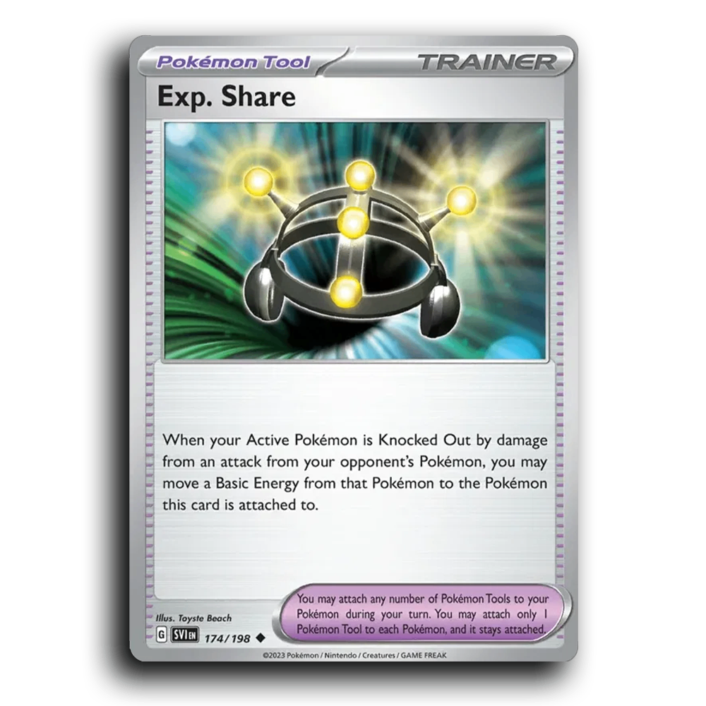 Exp. Share (174/198) [Scarlet & Violet] Uncommon Toyste Beach Pokemon Card TCG Near Mint NM