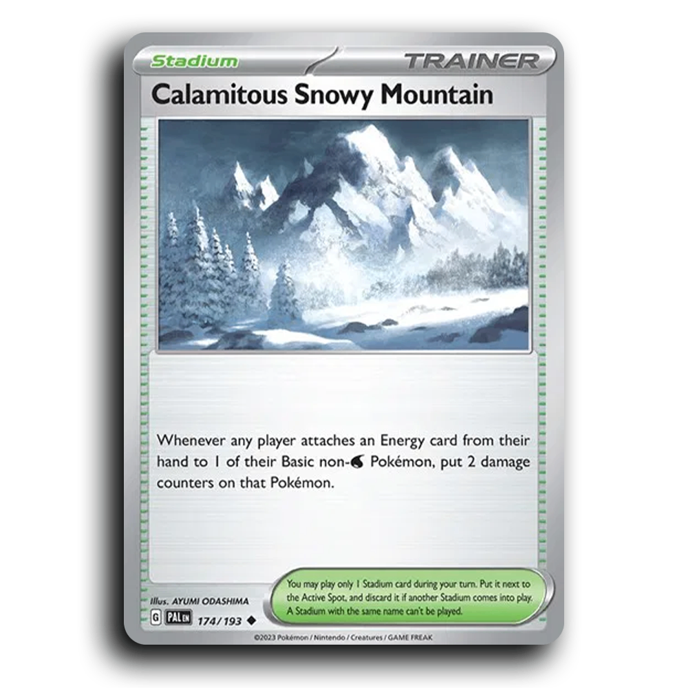 Calamitous Snowy Mountain (174/193) [Paldea Evolved] Uncommon Pokemon Card TCG Near Mint NM
