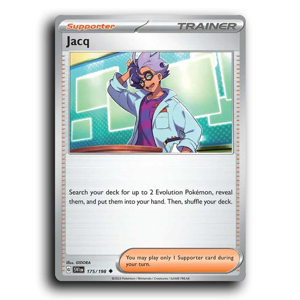 Jacq (175/198) [Scarlet & Violet] Uncommon GIDORA Pokemon Card TCG Near Mint NM