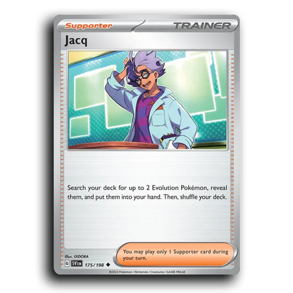 Jacq (175/198) [Scarlet & Violet] Uncommon GIDORA Pokemon Card TCG Near Mint NM