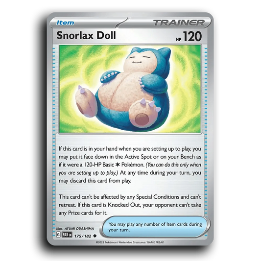 Snorlax Doll (175/182) [Paradox Rift]