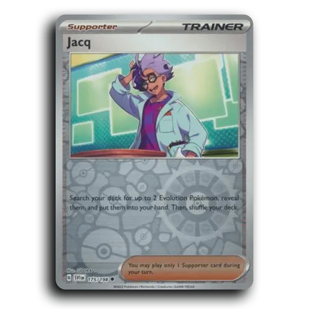 Jacq (175/198) [Scarlet & Violet] Uncommon GIDORA Pokemon Card TCG Near Mint NM Reverse Holo