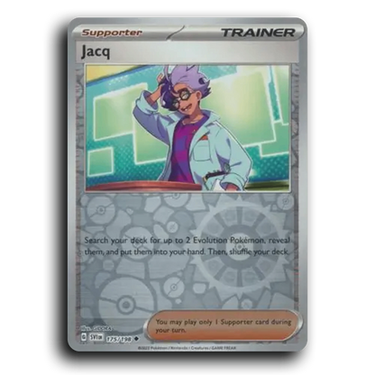 Jacq (175/198) [Scarlet & Violet] Uncommon GIDORA Pokemon Card TCG Near Mint NM Reverse Holo